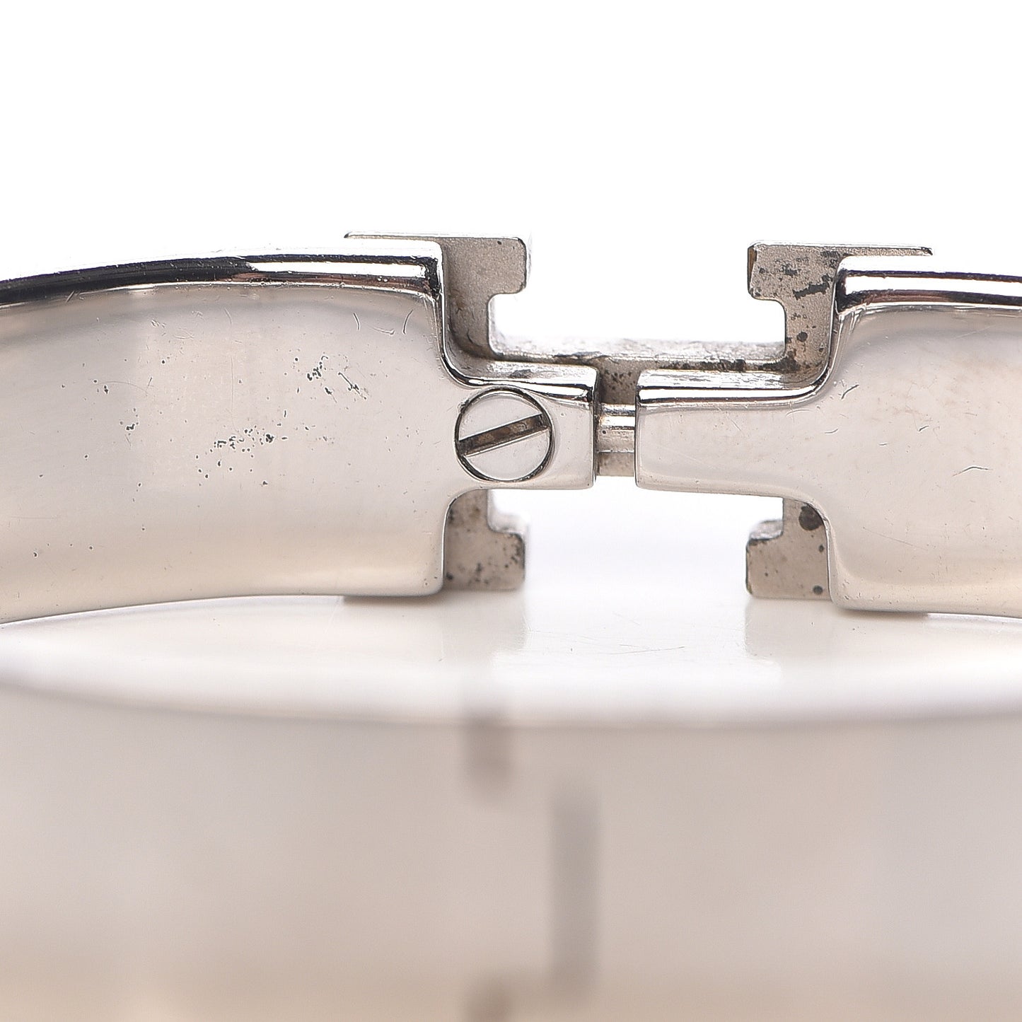 Enamel Narrow Clic Clac H Bracelet PM Red