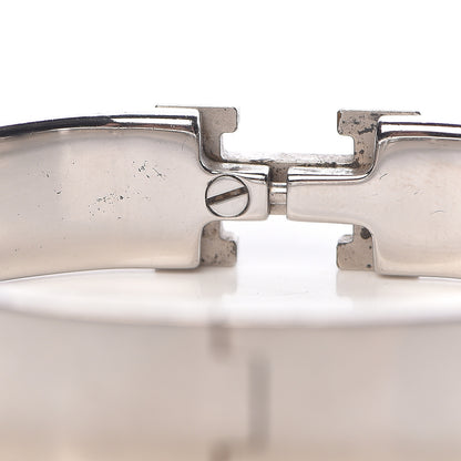 Hermes Enamel Narrow Clic Clac H Bracelet PM Red 5 of 5