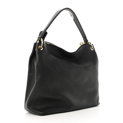 Gucci Pebbled Calfskin Large Soho Hobo Black 3 of 12