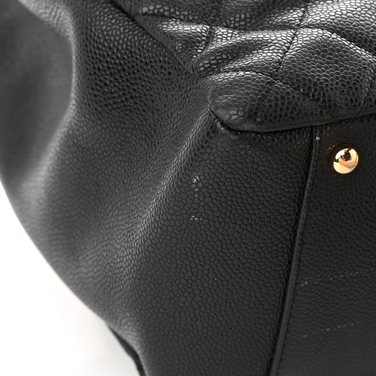 Caviar Quilted XL Grand Shopping Tote GST Black