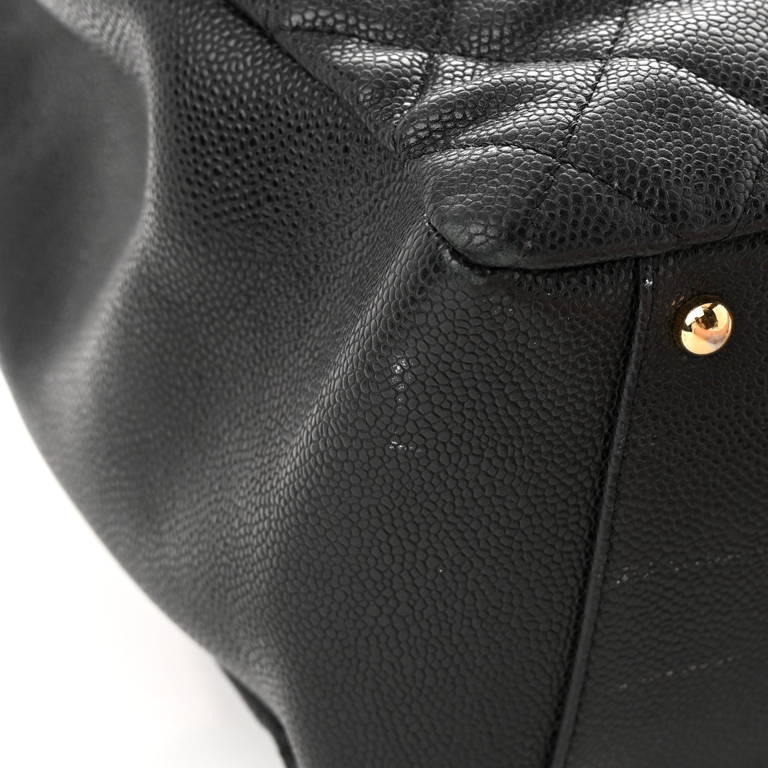 Chanel Caviar Quilted XL Grand Shopping Tote GST Black 14 of 16