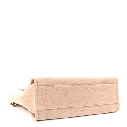 Chanel Mixed Fibers Small Deauville Tote Beige 7 of 17