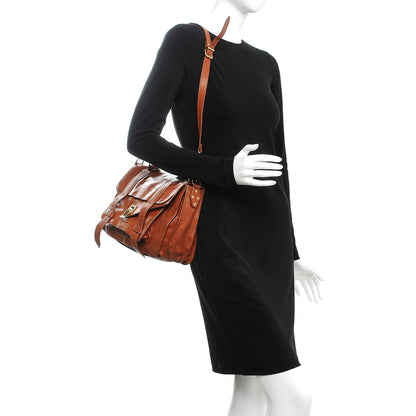 Proenza Schouler Lambskin Medium PS1 Satchel Saddle 2 of 9