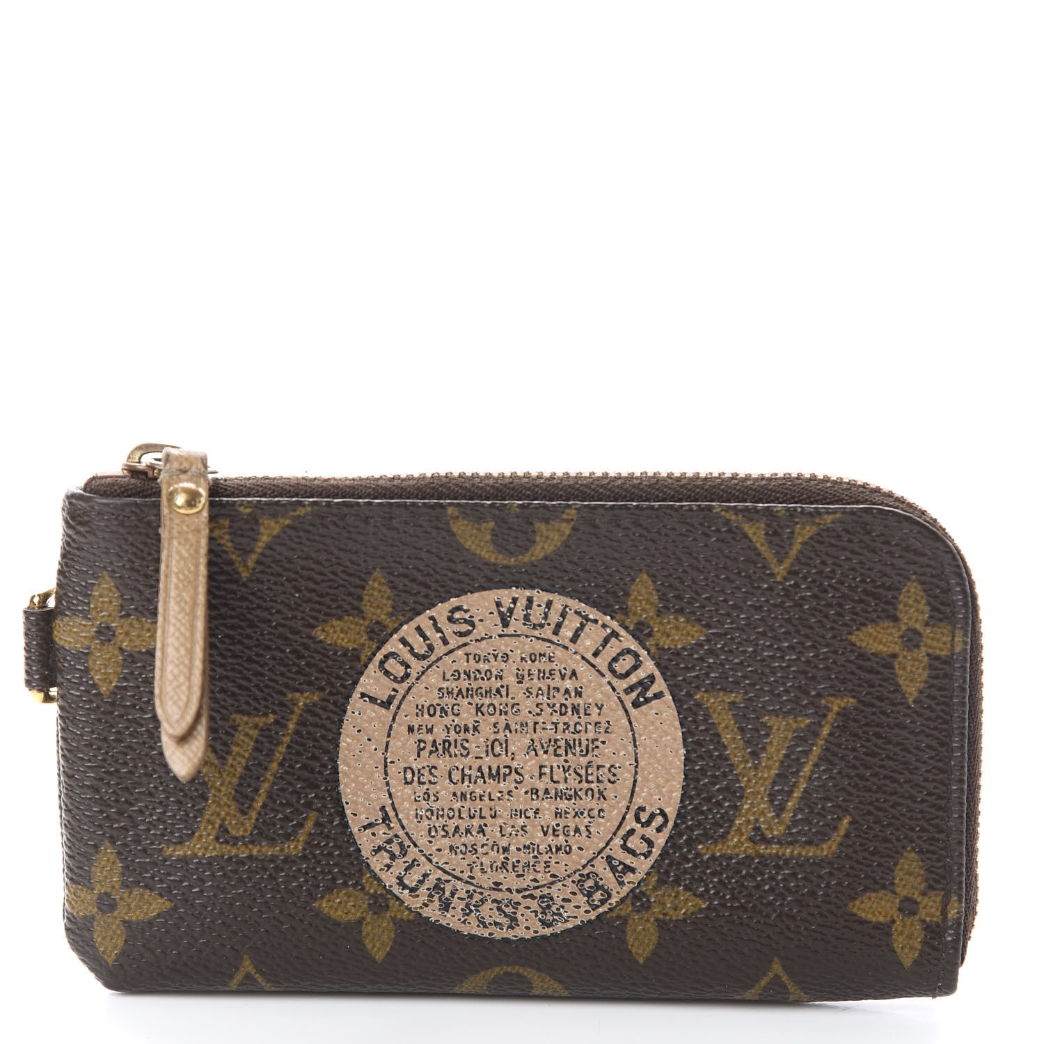 Louis Vuitton Monogram Complice Trunks and Bags Key Pouch Beige 2 of 7