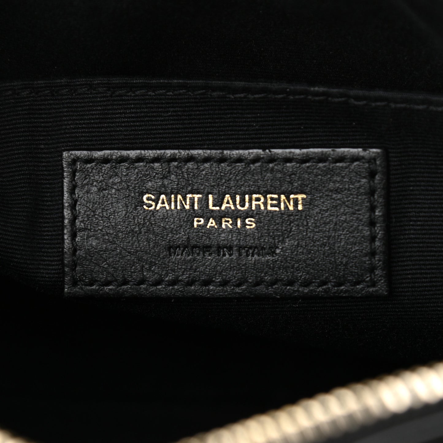 Calfskin Matelasse Monogram Lou Camera Bag Black