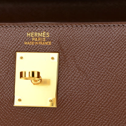 Hermes Courchevel Kelly Sellier 32 Noisette 12 of 13