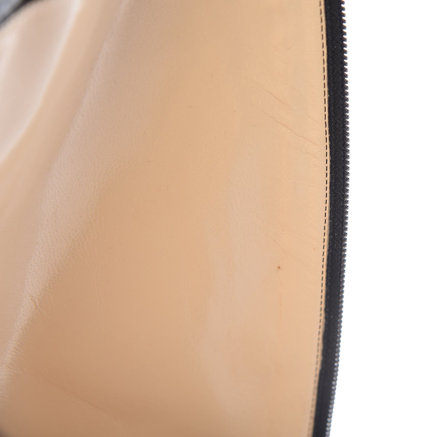 Patent Calfskin 100 Tall Boots 36.5 Black