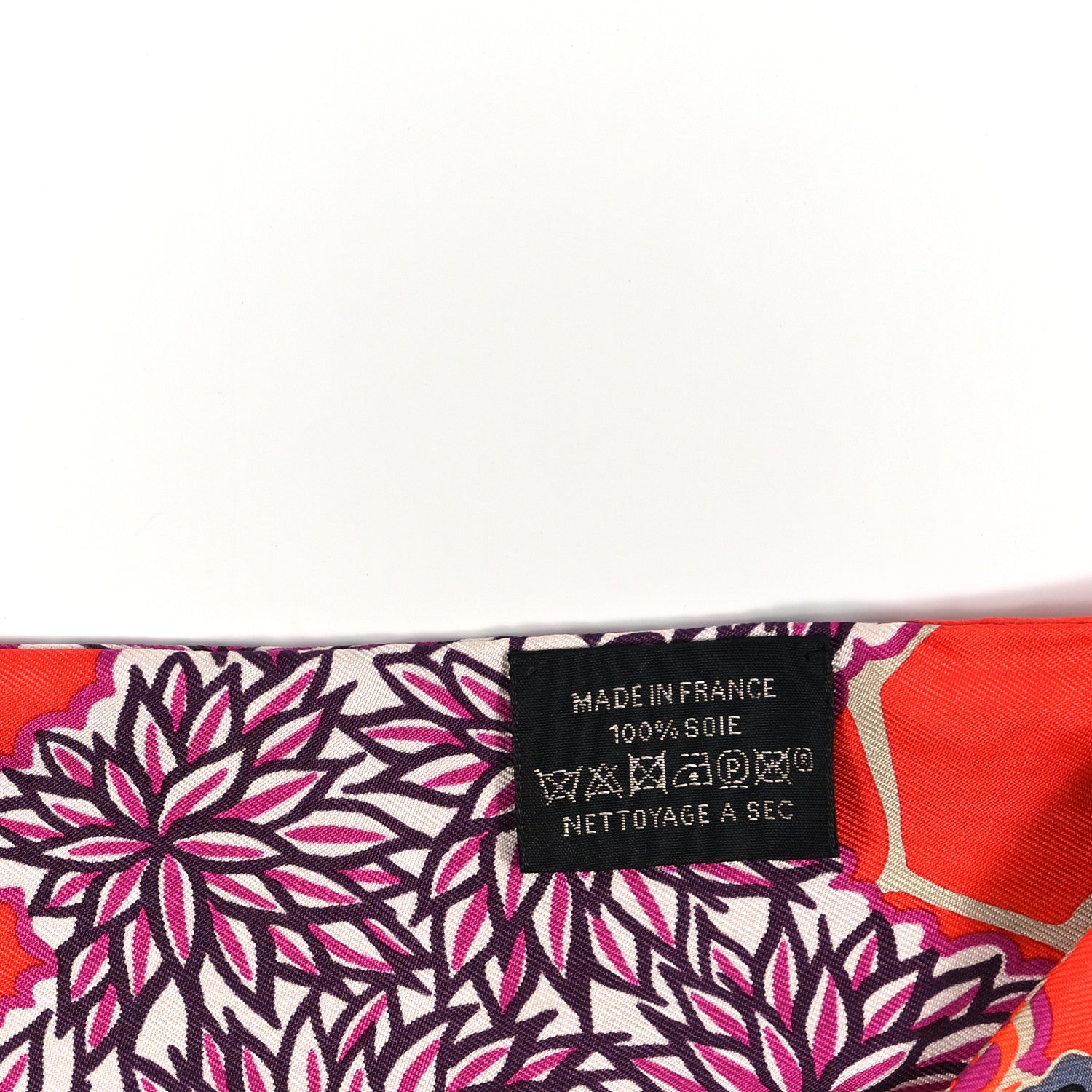 Hermes Silk The Three Graces Twilly Vermillion Fuchsia 3 of 4
