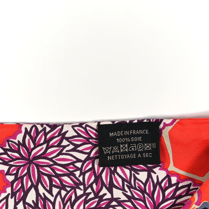 Hermes Silk The Three Graces Twilly Vermillion Fuchsia 3 of 4