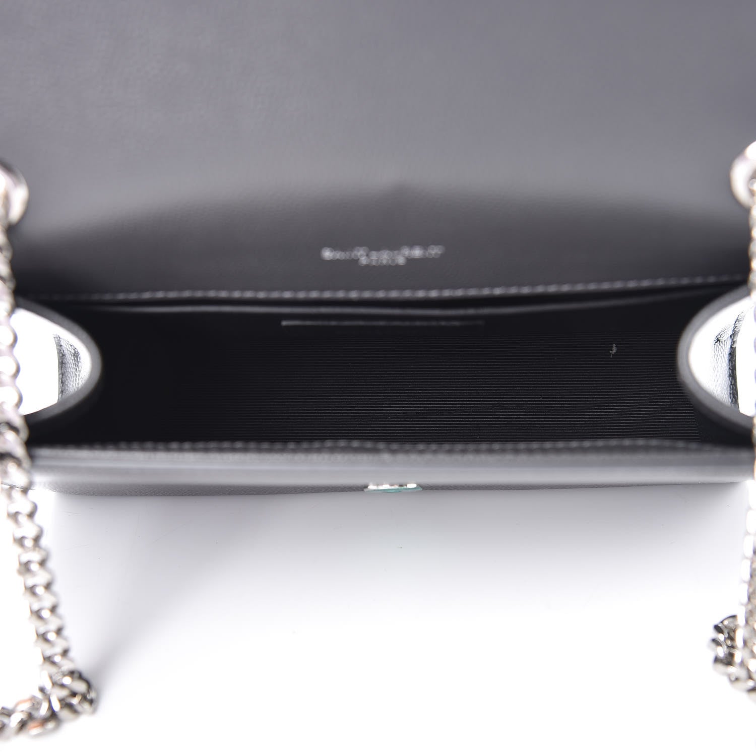 Saint Laurent Grain De Poudre Small Monogram Kate Satchel Storm 5 of 9