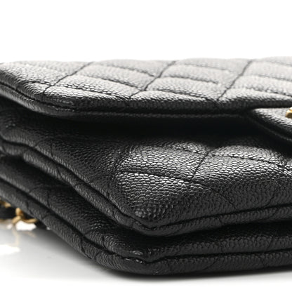 Chanel Shiny Caviar Pick Me Up Flap Belt Bag Black 8 of 10