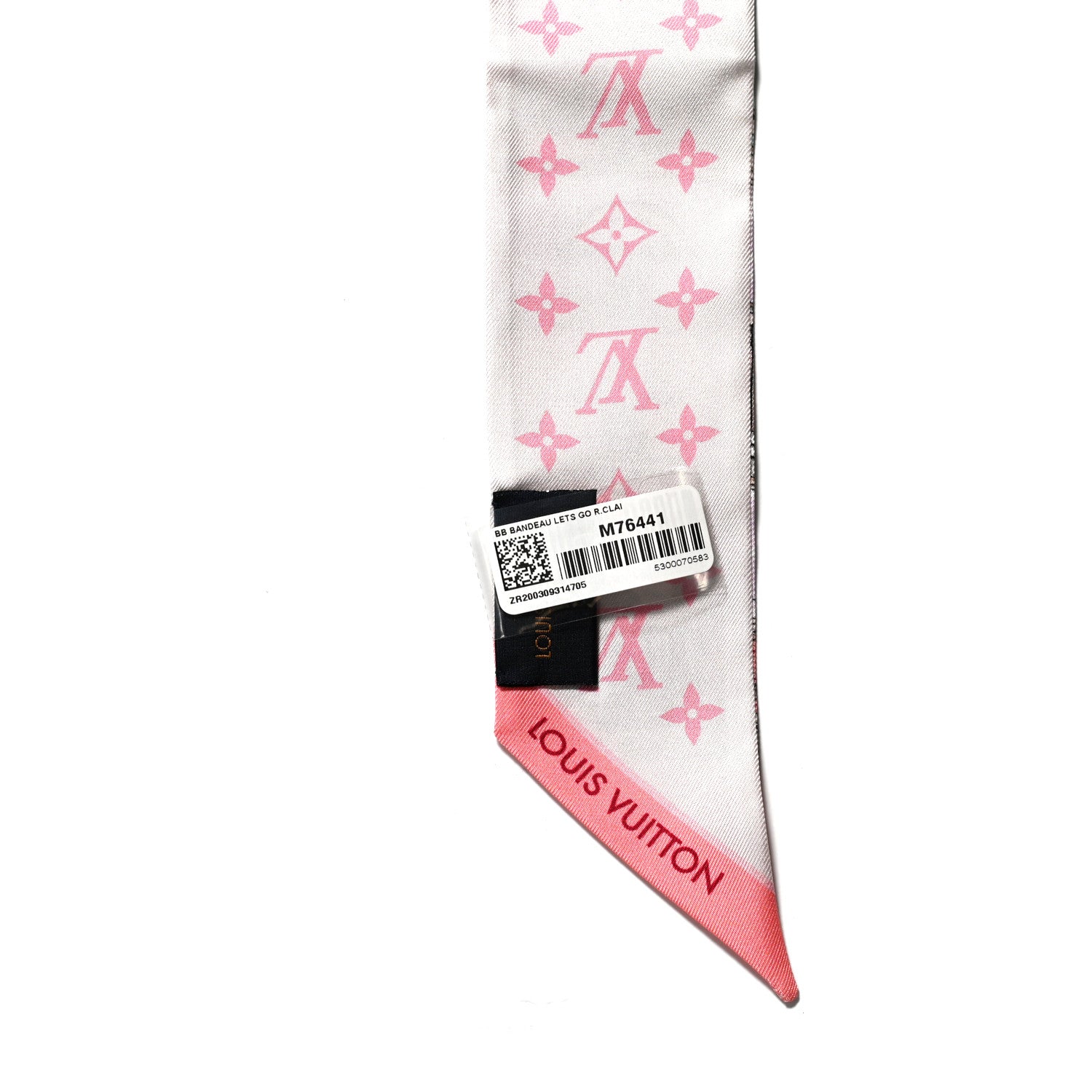 Louis Vuitton Silk Monogram Let's Go BB Bandeau Pink 2 of 3