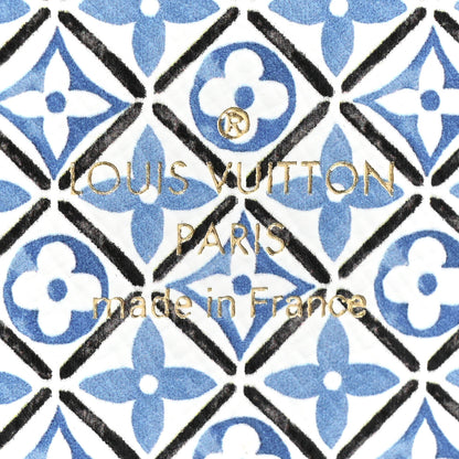 Louis Vuitton Monogram Giant By The Pool Kirigami Pochette Set Blue Rose Beige 9 of 11