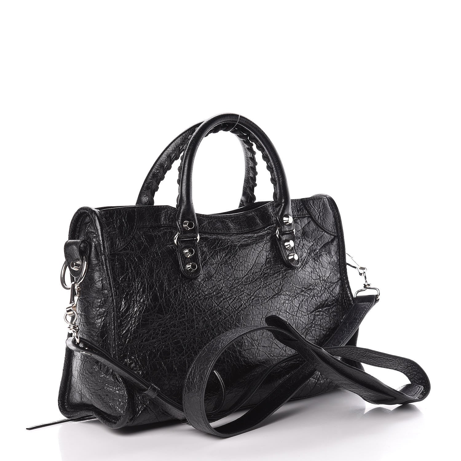 Balenciaga Agneau Classic Silver Hardware S City Black 3 of 11
