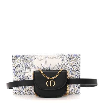 Christian Dior Calfskin 30 Montaigne Removable Pouch Black 11 of 11