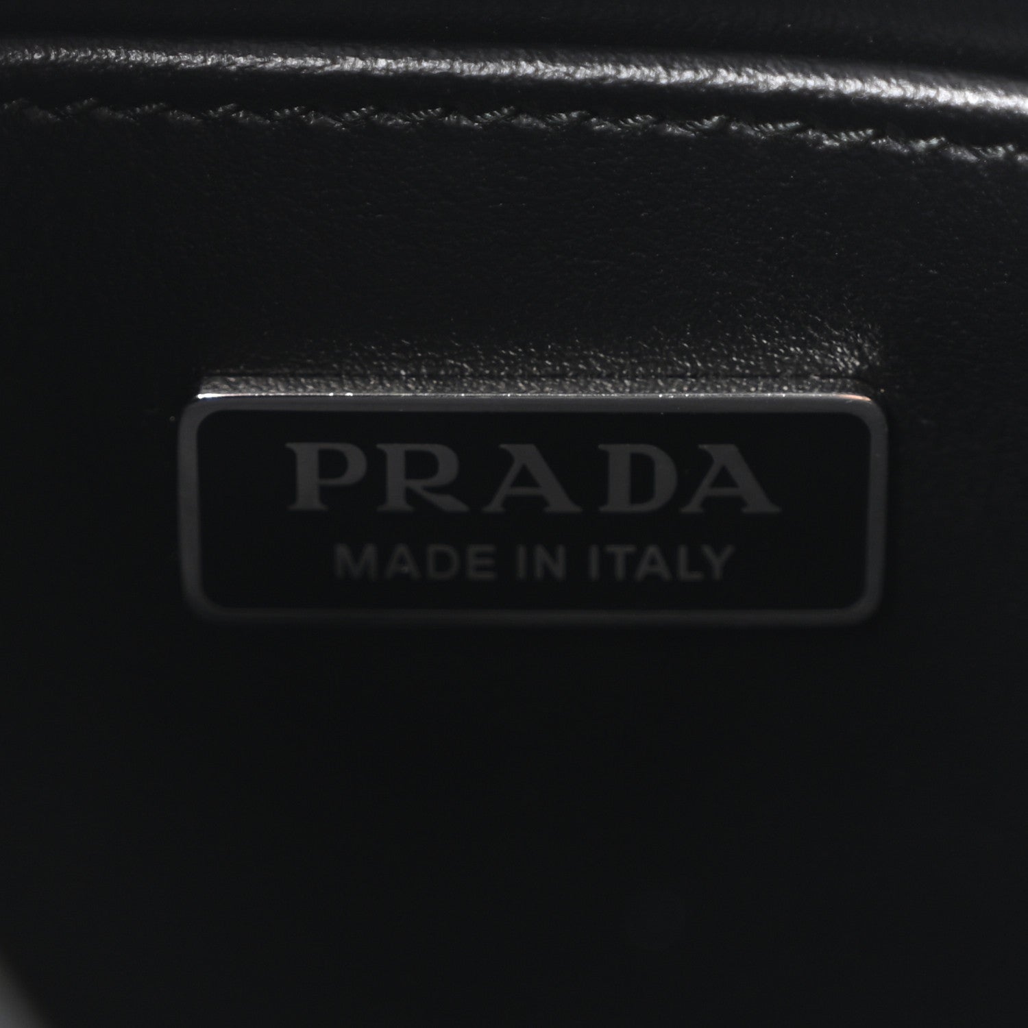 Prada Spazzolato Cleo Shoulder Bag Black 6 of 11