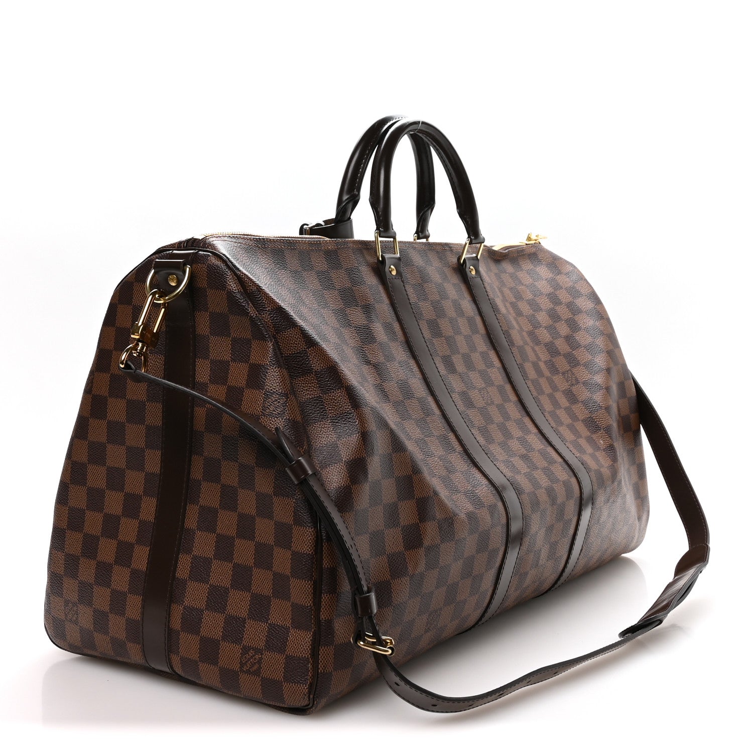 Louis Vuitton Damier Ebene Keepall Bandouliere 55 2 of 9