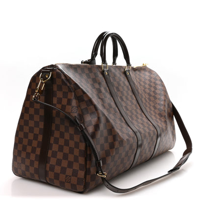 Louis Vuitton Damier Ebene Keepall Bandouliere 55 2 of 9