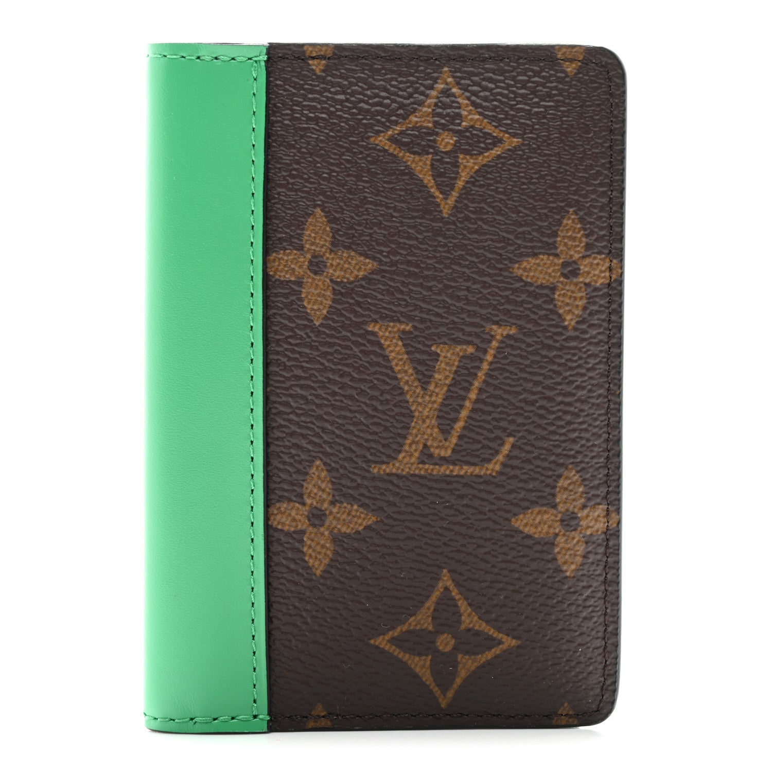 Louis Vuitton Monogram Macassar Pocket Organizer NM Green 1 of 7