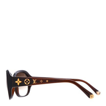 Louis Vuitton Acetate Obsession GM Sunglasses Z0459W Brown Glitter 2 of 8