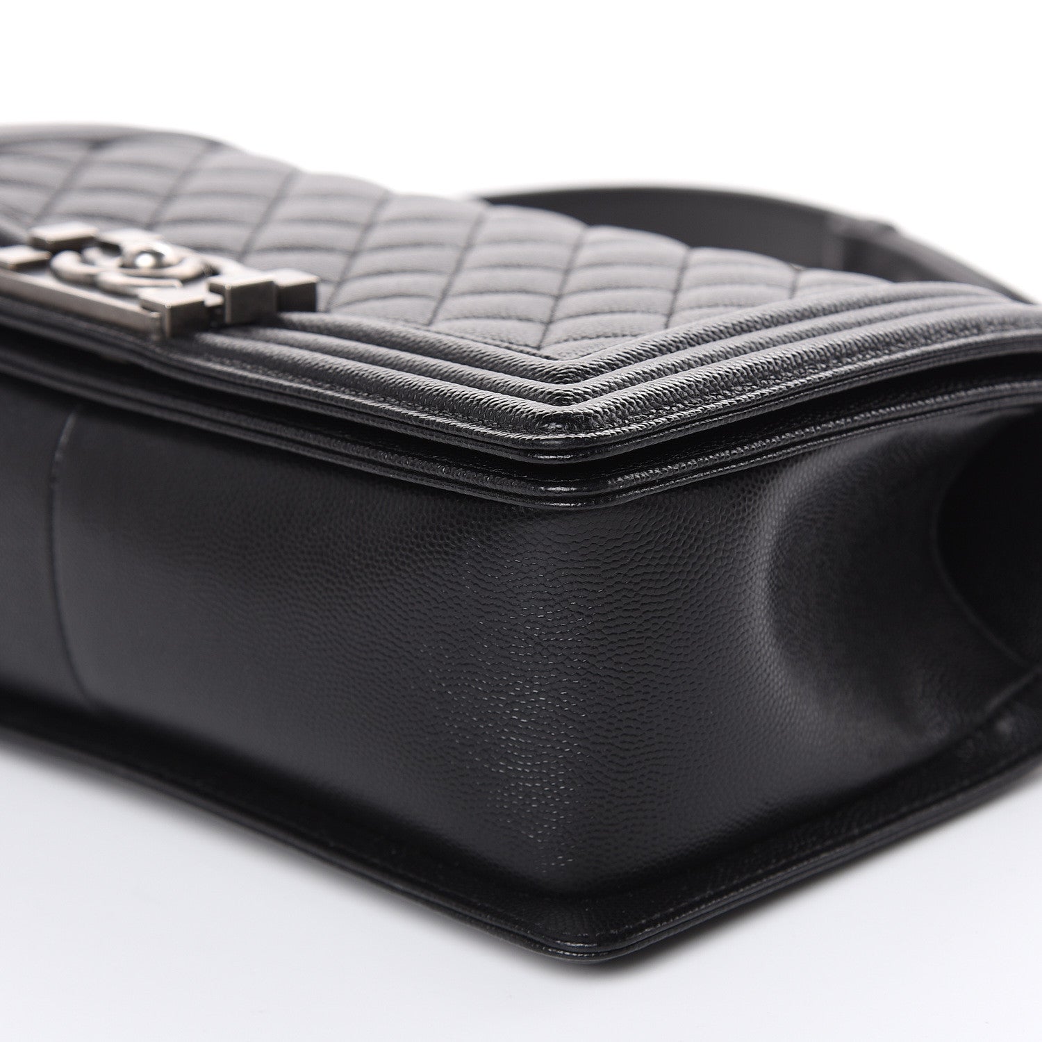 Chanel Caviar Quilted Medium Boy Flap Black 9 of 10