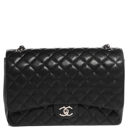 Chanel Caviar Quilted Maxi Double Flap Black 1 of 9