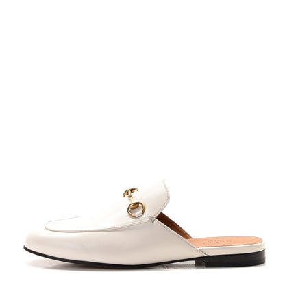 Gucci Malaga Kid Womens Princetown Slippers 38 Mystic White 1 of 6