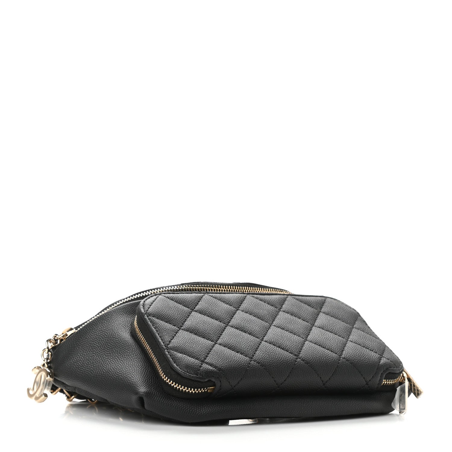 Chanel Caviar Quilted Business Affinity Waist Belt Bag Black 4 of 12
