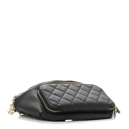 Chanel Caviar Quilted Business Affinity Waist Belt Bag Black 4 of 12