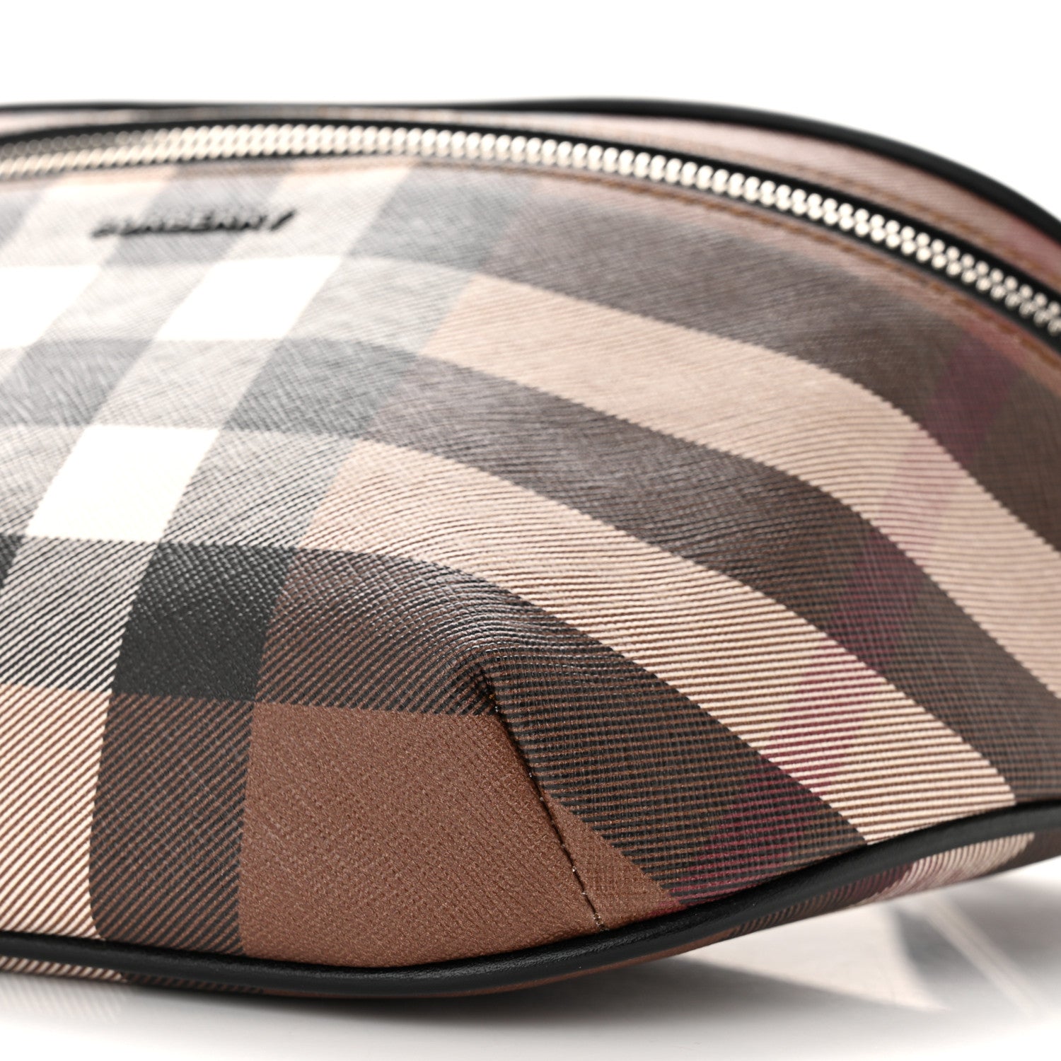 Burberry E-canvas Check Cason Bum Bag Dark Birch Brown 9 of 9