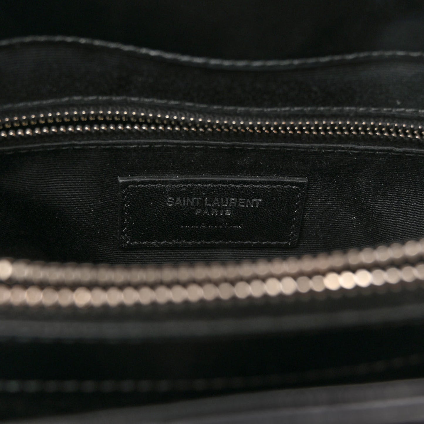 Calfskin Y Quilted Monogram Small Loulou Shopper Black