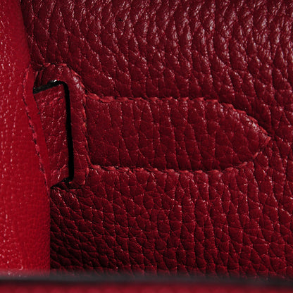 Hermes Fjord Kelly Sellier 35 Rouge H 15 of 23