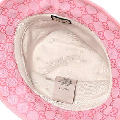 Gucci Monogram Textured Dollar Calfskin GG Jago Bucket Hat XXL  Soft Cotton Candy Dark Cotton Candy 7 of 8