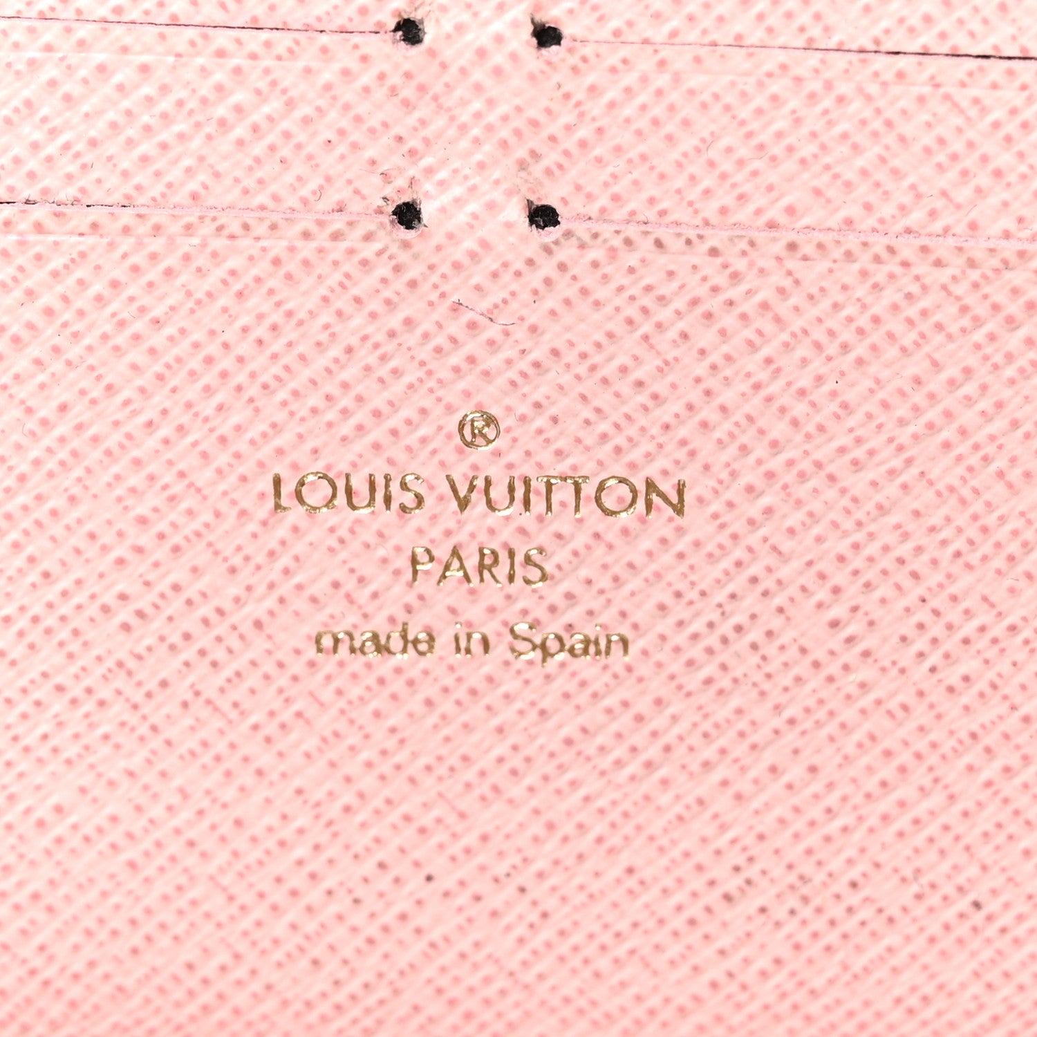Louis Vuitton Damier Azur Clemence Wallet Rose Ballerine 7 of 11
