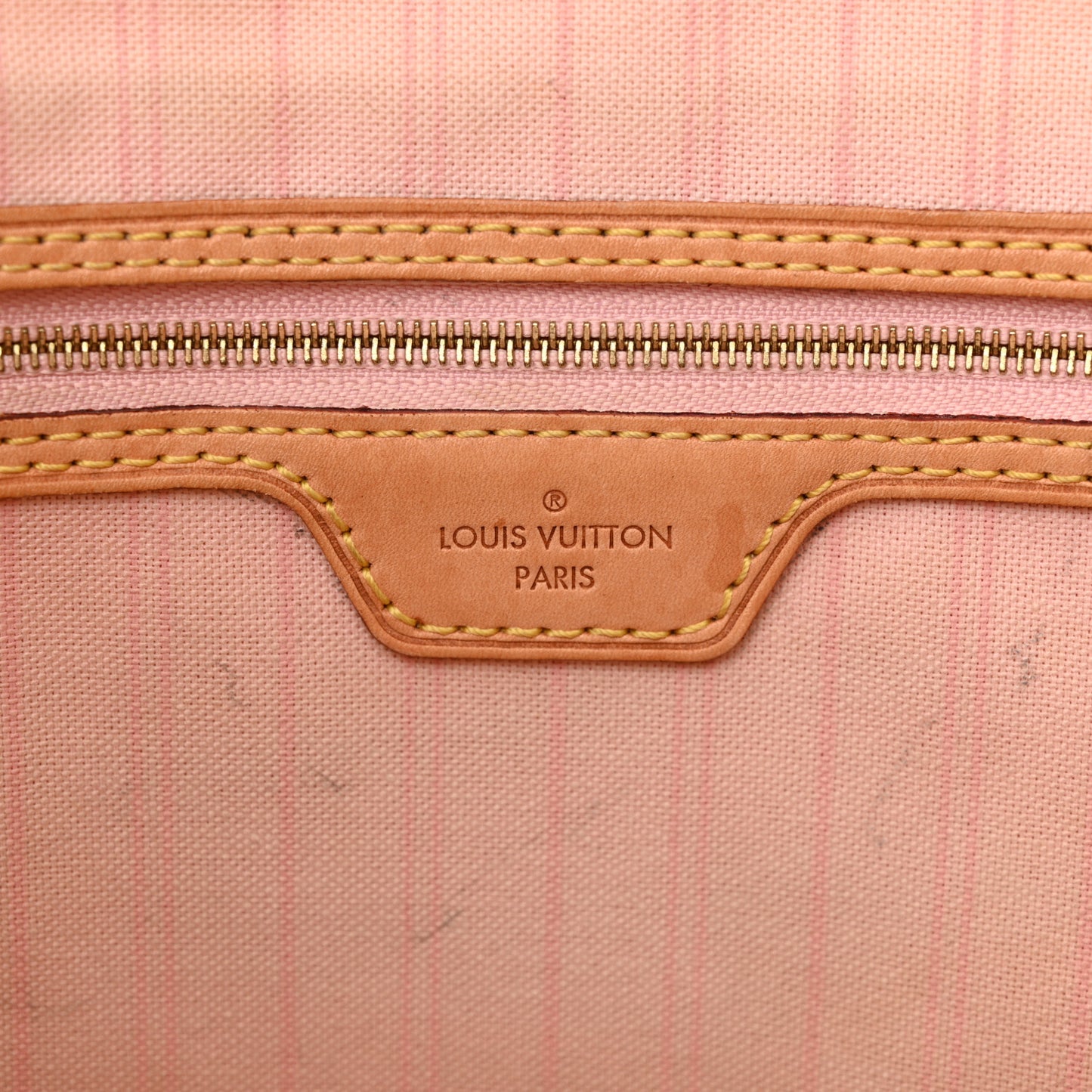 Damier Azur Delightful MM Rose Ballerine