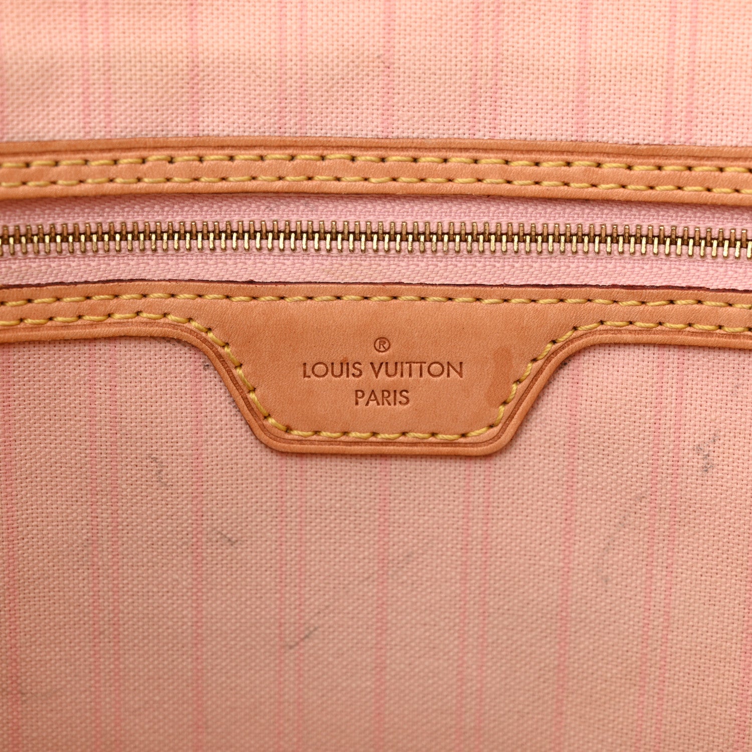 Louis Vuitton Damier Azur Delightful MM Rose Ballerine 6 of 19