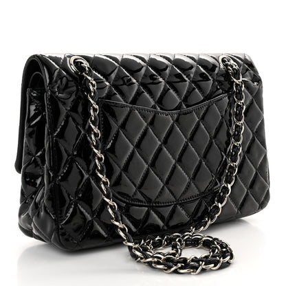 Chanel Patent Quilted Medium Double Flap Black 3 of 11