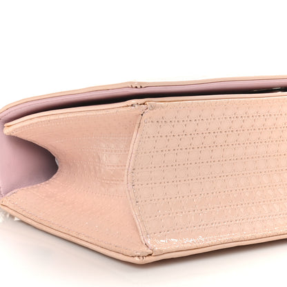 Christian Dior Patent Micro-Cannage Small Diorama Flap Bag Rose 8 of 9