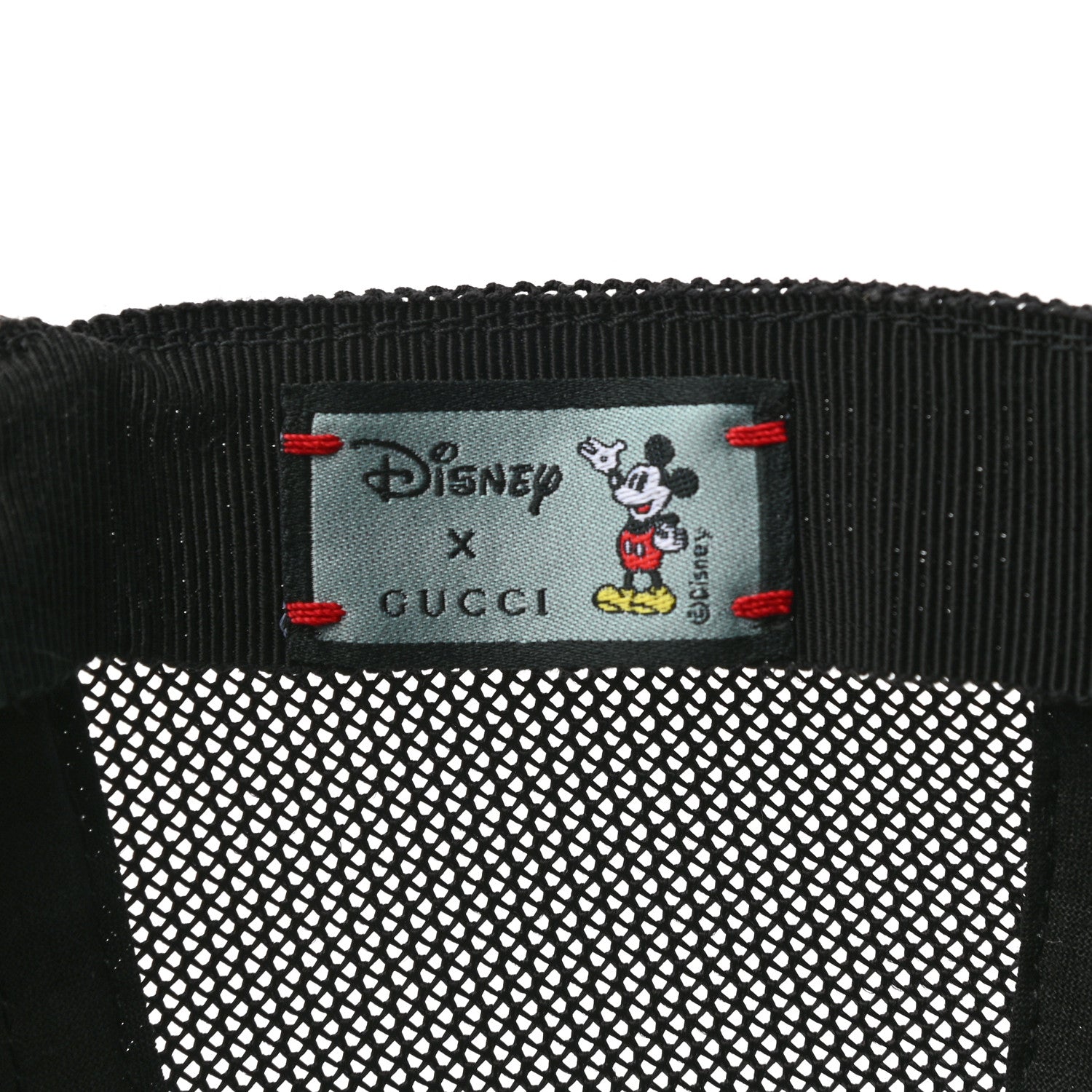 Gucci X DISNEY Mini Vintage GG Supreme Monogram Mickey Mouse Baseball Hat L Beige Vintage Sun Oil 8 of 11
