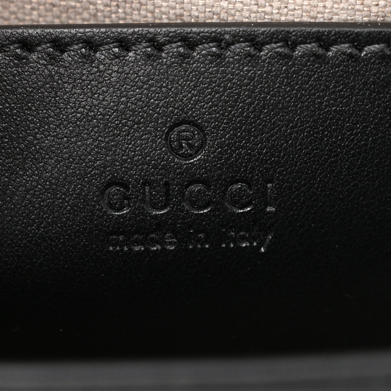 Gucci Calfskin GG Matelasse Small Slim Chain Shoulder Bag Black Natural 6 of 11