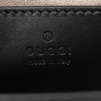 Gucci Calfskin GG Matelasse Small Slim Chain Shoulder Bag Black Natural 6 of 11