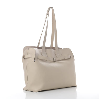 Burberry Soft Smooth Calfskin Medium Tote Limestone 4 of 11