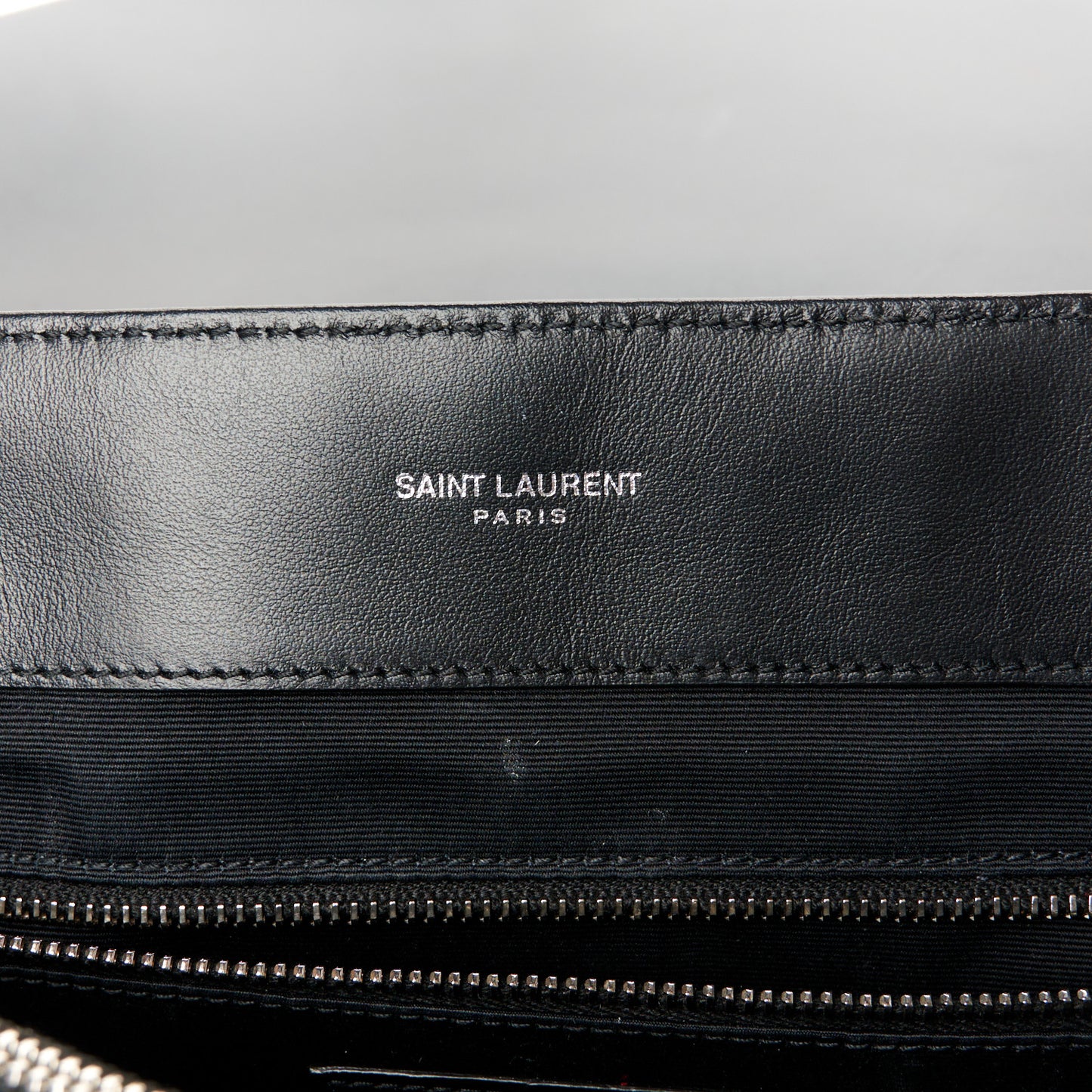 Calfskin Y Quilted Monogram Large Loulou Chain Satchel Black