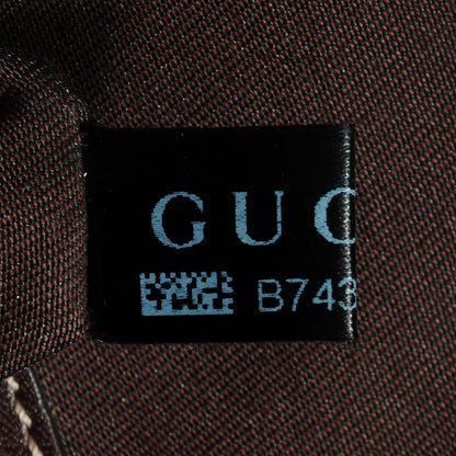 Gucci GG Plus Monogram Small Flap Messenger Bag Beige Dark Brown 7 of 7