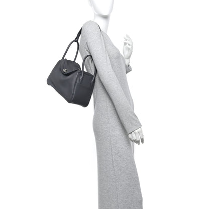 Hermes Taurillon Clemence Lindy 26 Ardoise 2 of 10