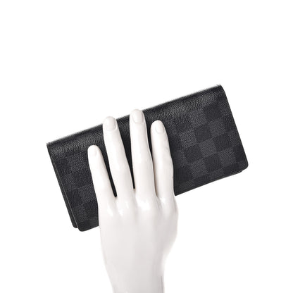 Louis Vuitton Damier Graphite Brazza Wallet 2 of 8