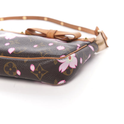 Louis Vuitton Monogram Cherry Blossom Pochette Accessories Brown 16 of 17