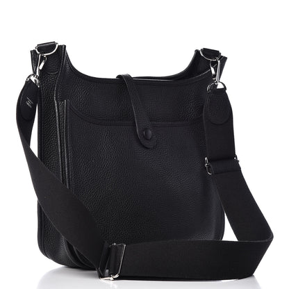 Hermes Taurillon Clemence Evelyne III PM Black 3 of 11
