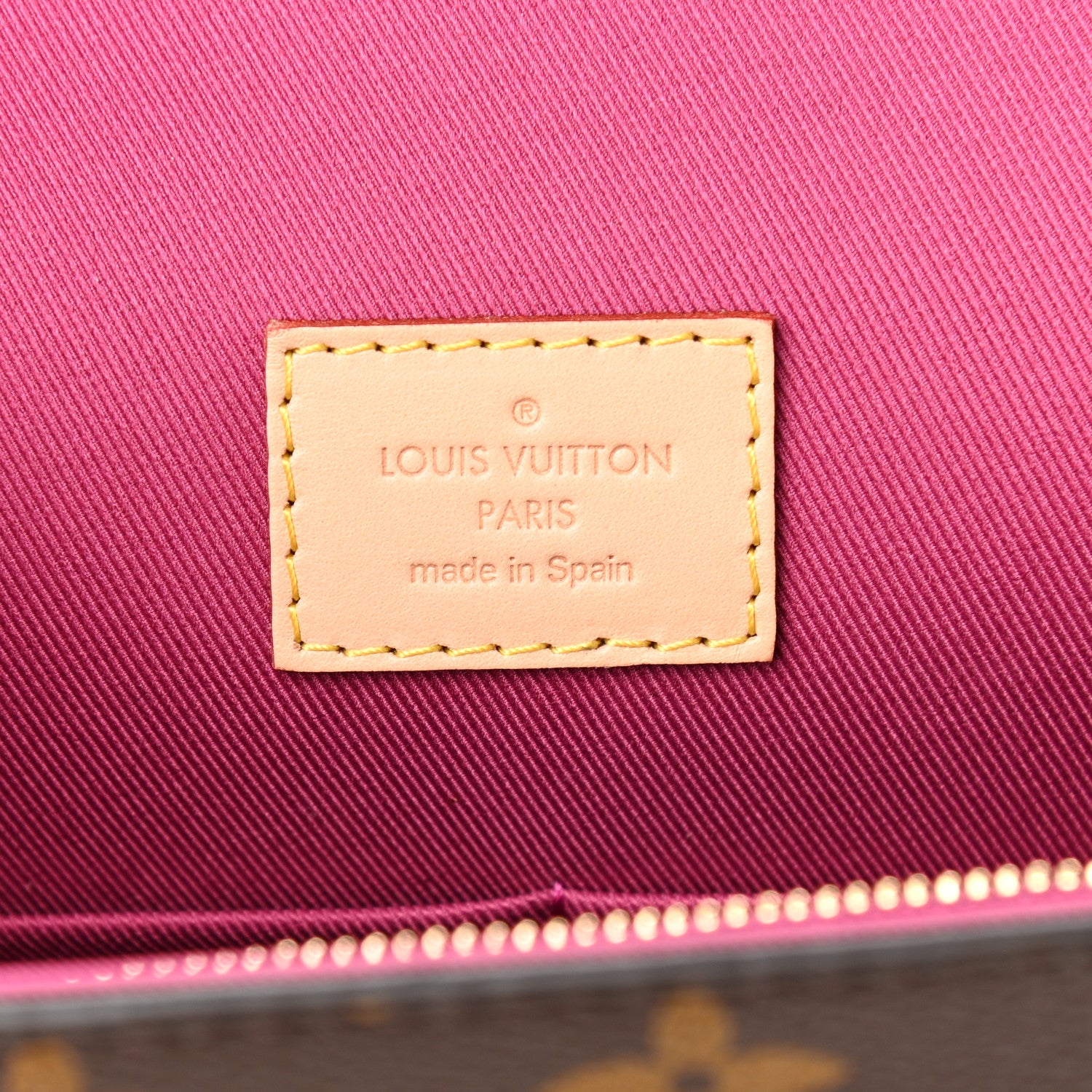 Louis Vuitton Monogram Cluny BB Bordeaux Fuchsia 6 of 10