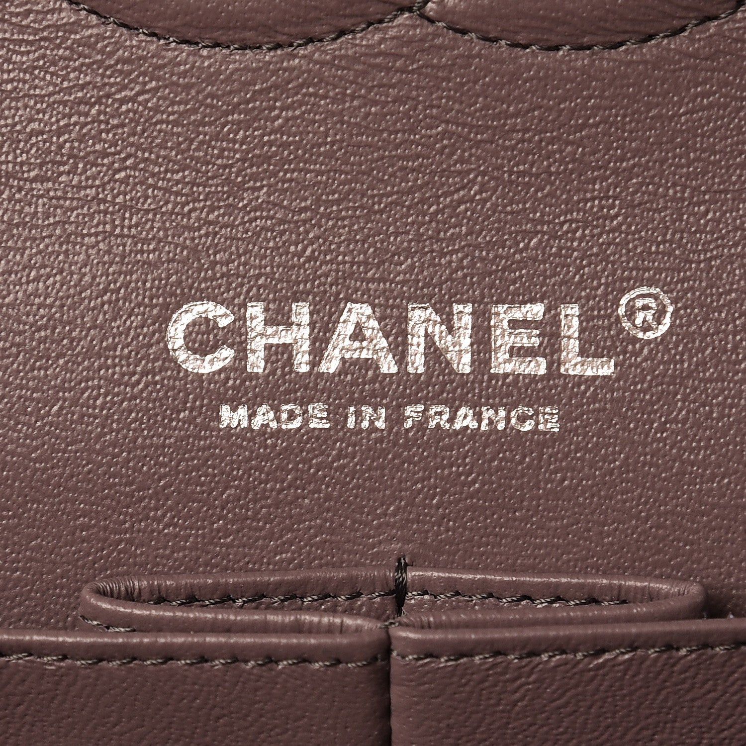 Chanel Iridescent Goatskin Quilted Medium Double Flap Purple 7 of 9